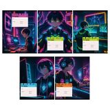 Тетрадь 12л., клетка BG "Игры", выб.лак