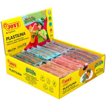 Пластилин растительный JOVI, 6 цветов 
