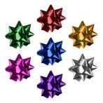 Набор бантов декоративных, MESHU, 50шт, 4,3см, звезда, ассорти