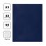 Тетрадь 48л., А5 клетка BG, бумвинил, синий