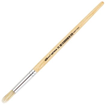 Кисть, щетина, ArtSpace, круглая №10, пакет, европодвес