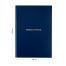 Книга учета OfficeSpace, А4, 160л., клетка, 200*290мм, бумвинил, синий, блок офсетный