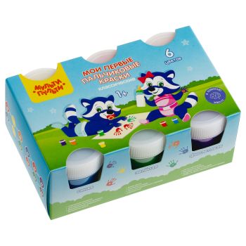 Краски пальчиковые классические Мульти-Пульти 