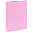 Папка на 4 кольцах СТАММ А4, 40мм, 500мкм, пластик, пастель, розовая