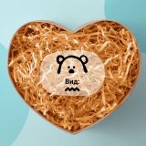 Бумажный наполнитель 3мм, MESHU, 100г, персиковый