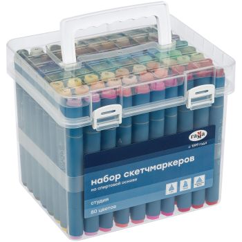 Набор двусторонних маркеров для скетчинга Гамма 