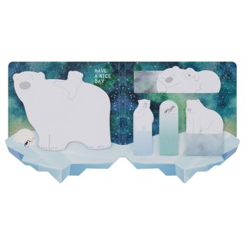 Флажки-закладки и самоклеящиеся блоки в наборе MESHU 