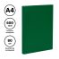 Папка с 80 вкладышами СТАММ А4, 30мм, 600мкм, пластик, зеленая