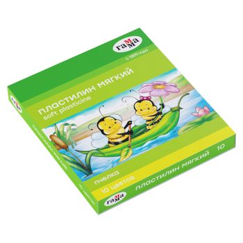 Пластилин восковой мягкий Гамма 