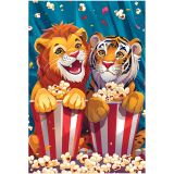 Пазл  104 эл. ТРИ СОВЫ "Лев и тигр с попкорном"