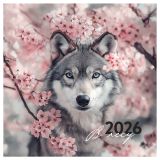 Календарь настенный перекидной на скрепке, 290*290 мм 6л. BG "Лесные обитатели", 2026г.