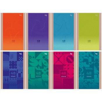 Блокнот А6 48л. на скрепке BG 