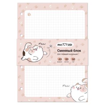 Сменный блок 80л., А5, MESHU 