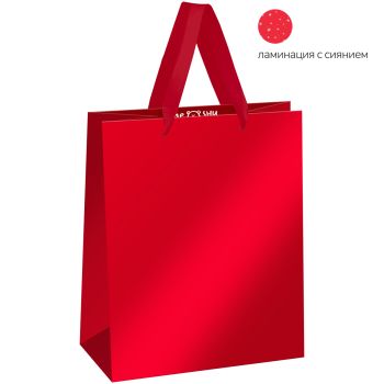 Пакет подарочный 18*23*10см MESHU 