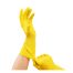 Перчатки резиновые хозяйственные OfficeClean Универсальные, разм. S, желтые, пакет с европодвесом