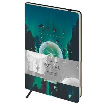 Записная книжка А5 80л. ЛАЙТ, кожзам, Greenwich Line 