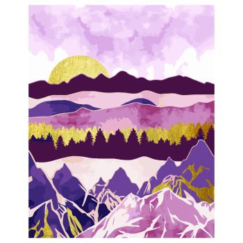 Картина по номерам на холсте ТРИ СОВЫ 