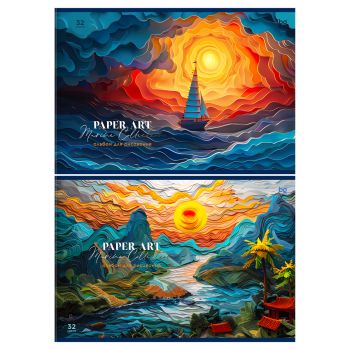 Альбом для рисования 32л., А4, на скрепке BG 