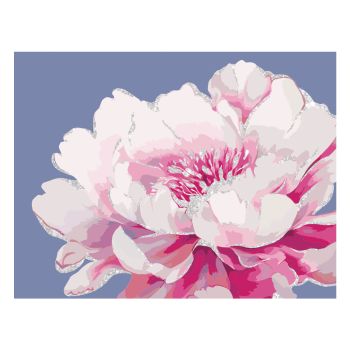 Картина по номерам на холсте с глиттером ТРИ СОВЫ 