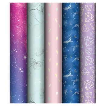 Упаковочная бумага глянц. 70*100см, MESHU 