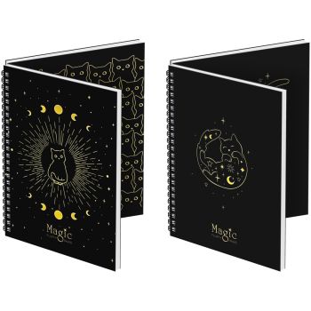 Тетрадь 80л., А5, клетка на гребне MESHU 