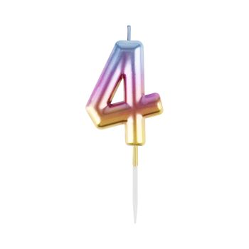 Свеча для торта с держателем MESHU 