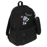 Рюкзак MESHU "Heart", 43*30*13см, 1 отделение, 3 кармана, уплотненная спинка,  в комплекте пенал 19,5*9,5*2см