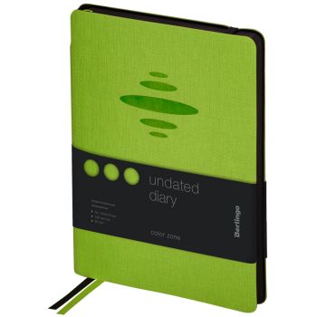 Ежедневник недатированный, А5, 136л., кожзам, Berlingo 