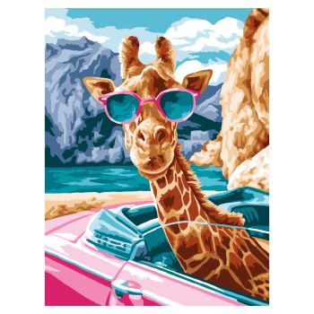 Картина по номерам на картоне ТРИ СОВЫ 