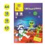 Цветная бумага офсетная А4, Мульти-Пульти, двустор., 18л., 18цв., в папке, 