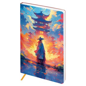 Ежедневник недатированный, А5, 136л., мягкий переплет, кожзам, BG 