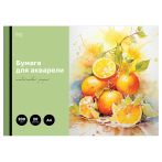 Папка для акварели, 20л., А4 BG "Яркий цитрус", 200г/м2