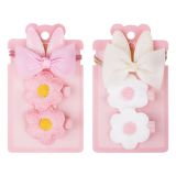 Набор аксессуаров для волос MESHU, резинка 1шт., диаметр 5см, заколки 2шт.,4см, ассорти, европодвес