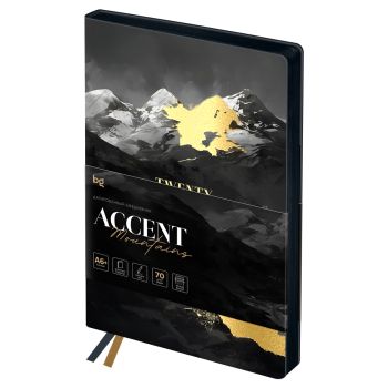 Ежедневник датированный 2026г., А6+, 176л., мягкий переплет, кожзам, BG 