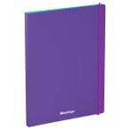 Папка с зажимом Berlingo "Raze" А4, 17мм, 600мкм, фиолетовая, с внутр. карманом, софт-тач