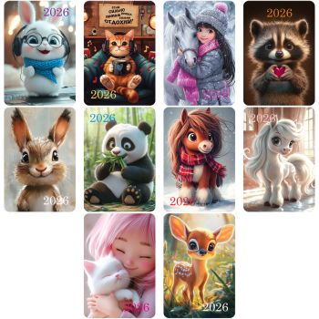 Календарь карманный, 65*95 мм BG 