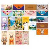 Конверт для денег Арт и Дизайн "Ассорти №29", 83*167мм, 20 дизайнов