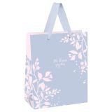 Пакет подарочный 11*14*6,5см MESHU "Pink twigs", матовая ламинация