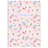 Бизнес-блокнот А5, 80л., евроформат, BG "Россыпь лепестков", матовая ламинация, выб. лак