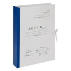 Папка архивная с твердым корешком для переплета OfficeSpace "Форма 21", с гребешками, 4 отверстия, с 2 завязками, 50мм