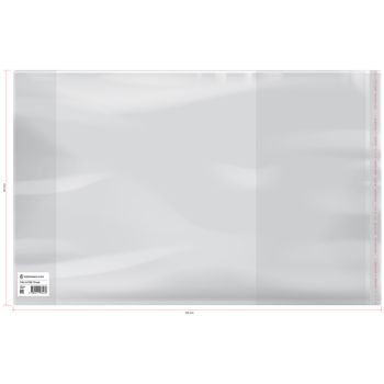 Обложка 295*500 для учебников английского языка Spotlight, А4, контурных карт, атласов, ПП 100мкм, универсальная с клеевым краем, Greenwich Line, ШК