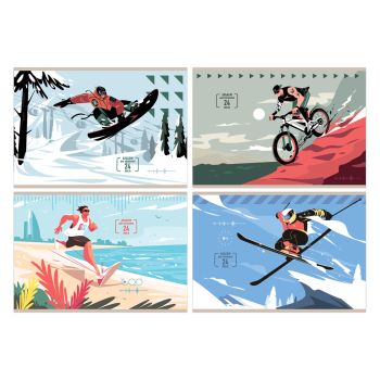 Альбом для рисования 24л., А4, на скрепке BG 