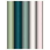 Упаковочная бумага глянц. 70*100см, MESHU "Утренний туман", 80г/м2, ассорти 5 дизайнов