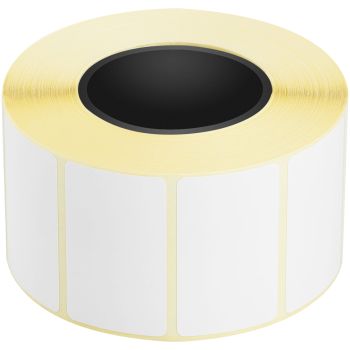 Термоэтикетки OfficeSpace 43*25 ЭКО, белые, 1000шт.