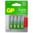 Батарейка GP Super G-Tech AA (LR6) 15A алкалиновая, BC4 (промо 3+1)