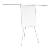 Флипчарт OfficeSpace, 70*100см, на треноге, регулир. по высоте, выдвиж. штанги, полочка