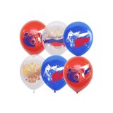 Воздушные шары, 25шт., М12/30см, ПатиБум "Государственная символика", ассорти, европодвес