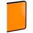 Папка на молнии Berlingo, А4, 500мкм, оранжевый неон
