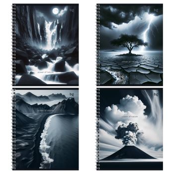 Тетрадь 48л., А5, клетка на гребне BG 