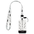 Бейдж вертикальный MESHU "Хороший день", 110*70мм, лента с карабином,  3D печать, опп пакет, европодвес